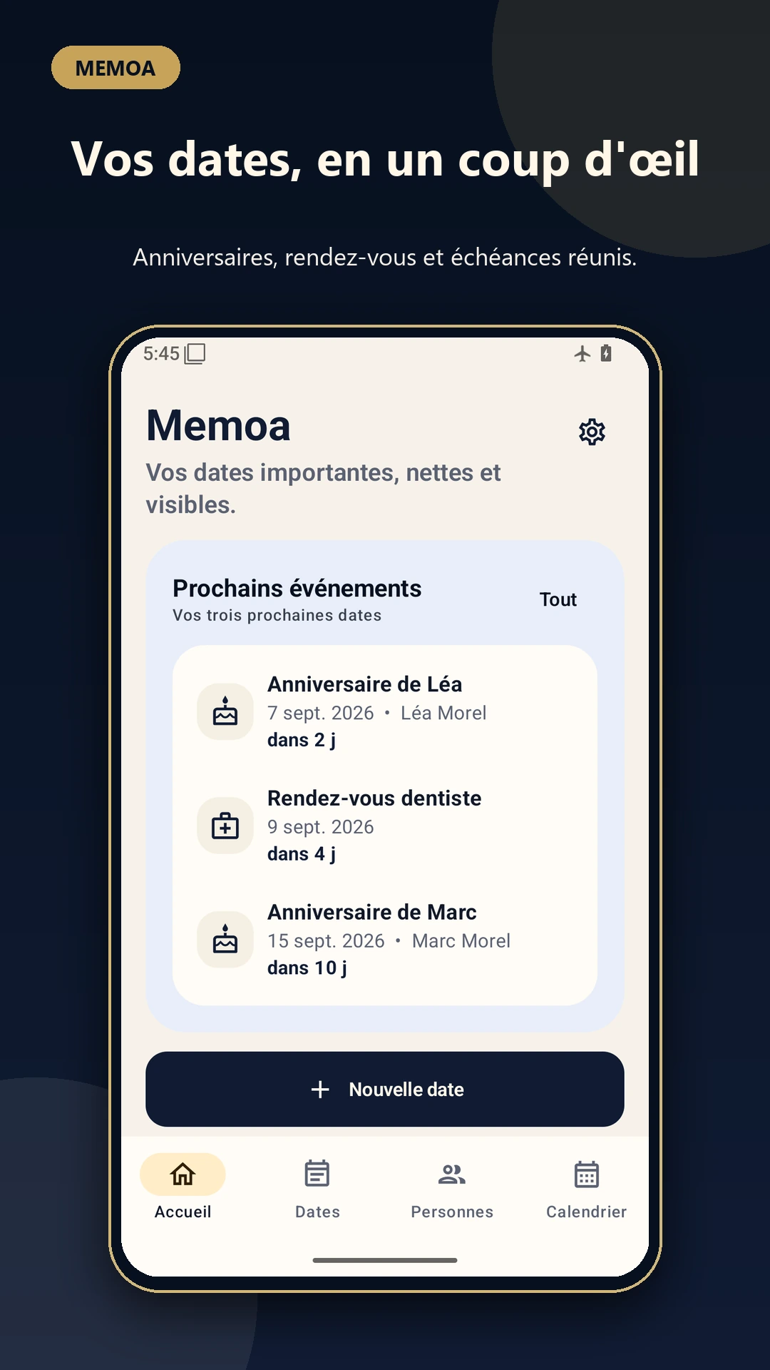 Memoa — capture 1