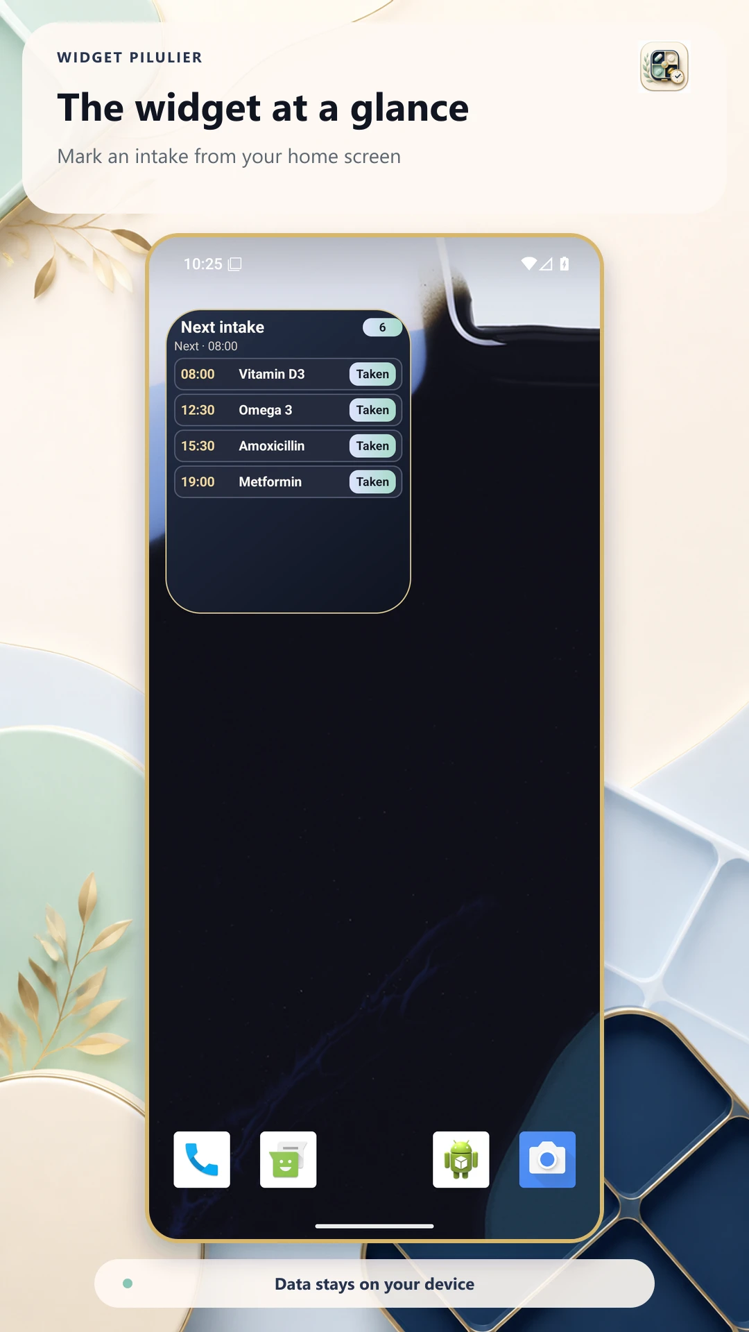 Widget Pilulier — screenshot 6